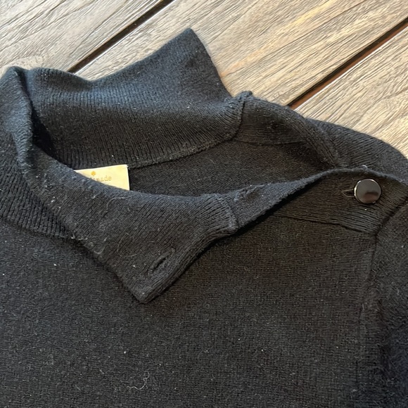 KATE SPADE SIZE SMALL SWEATER WITH POLKA DOT PEPLUM - Picture 2 of 7